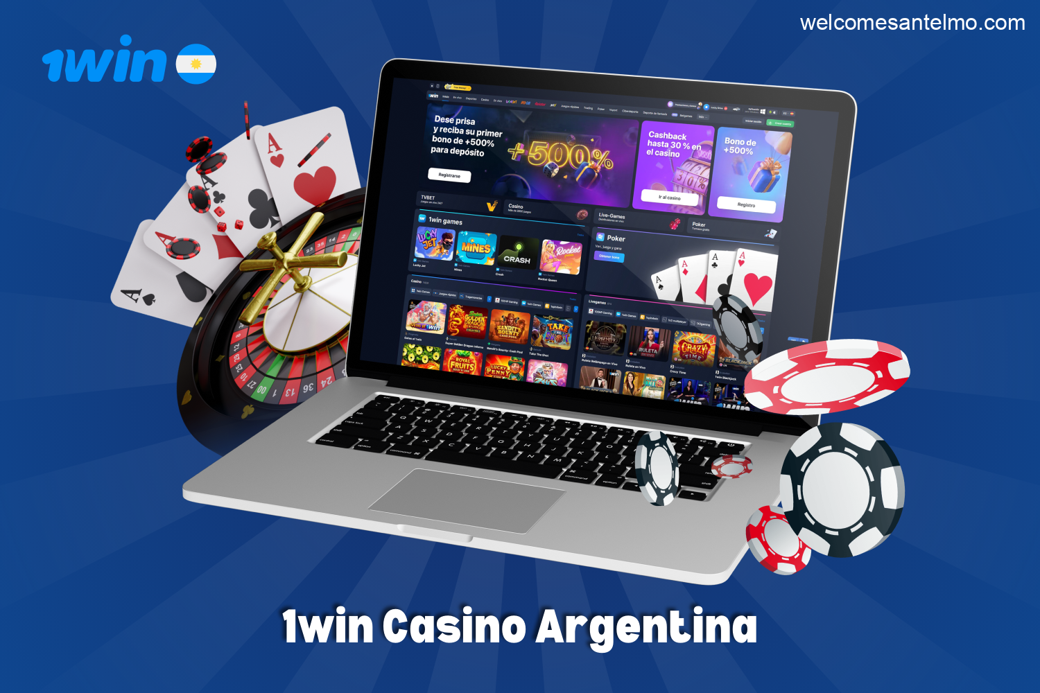 1win Argentina casino en línea ofrece una amplia gama de juegos de casino y una gran variedad de bonos