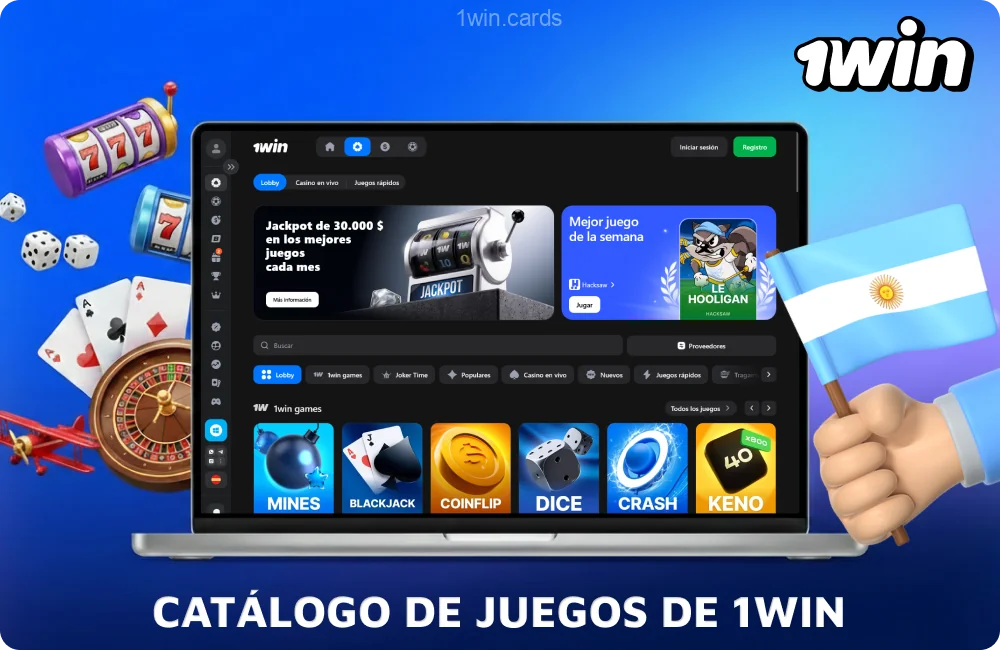El catálogo de 1win incluye más de 11 000 juegos, entre los que se encuentran tragamonedas, juegos de crash, póquer, casino en vivo y juegos de mesa clásicos