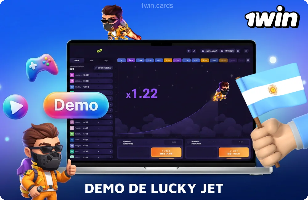 El modo de demostración de Lucky Jet en 1win te permite probar diferentes estrategias de forma gratuita y sin riesgos